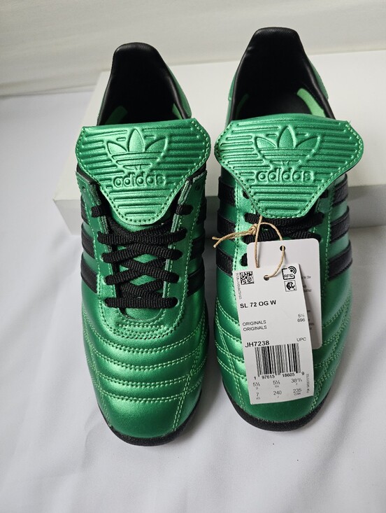 adidas Shoes - Adidas Originals SL 72 OG W - Metallic Green/Black (NWT)